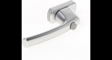 Maco Draaikiep Greep met drukknopAluminium F1 Krukgat 7mm