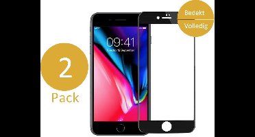 Screenprotector geschikt voor iPhone 8 / 7 - 2x FullGuard Glas Screen Protector