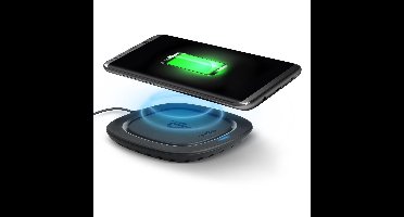 SBS TEWIRELESSQI5W oplader voor mobiele apparatuur Smartphone Zwart DC Draadloos opladen Binnen