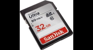 Ultra SDHC kaart 32GB van SanDisk (geheugenkaart)