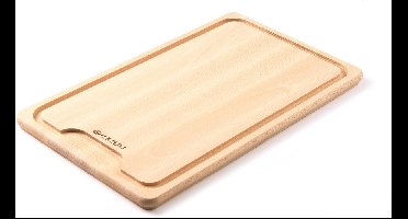 HENDI Massieve snijplank beukenhout – sapgeul – 390x230 mm – licht hout