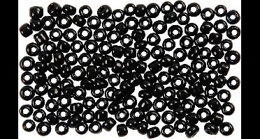 Rocailles, afm 8/0 , zwart, 500 gr