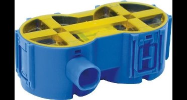 HAF H251 Inbouwdoos 1x16/19 Dubbel Hafoplast