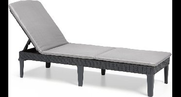 Allibert Jaipur Ligbed - 58x187,5x29 cm - Grafiet