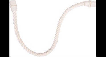 Flamingo - Vogel Zitstok Perch Rope Flexible Forma - Wit - S - 1.4 x 1.4 x 57 cm