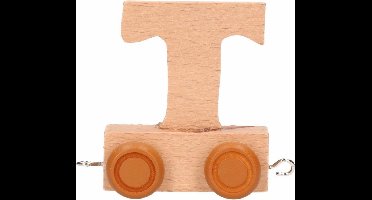 Houten letter trein T