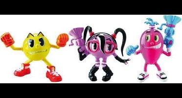 Pac Man Set 3 bewegende figuren 5 cm