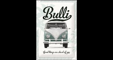 Volkswagen Bulli Metal Card 10x15 cm