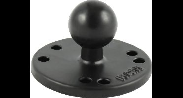 Ram Mounts aluminium B-kogel, ronde montage base RAM-B-202U