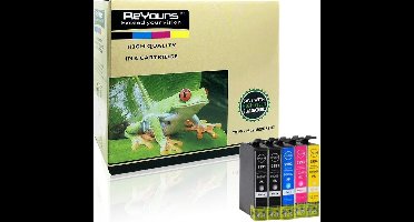 ReYours®Epson T2991 - T2994 Compatible inktcartridge / Alternatief voor de Epson 29XL T2991 T2992 T2993 T2994 Expression Home XP-235 XP-245 XP-247 XP-332 XP-335 XP-342 XP-345 XP-432 XP-435 XP-442 XP-445- 5 pack