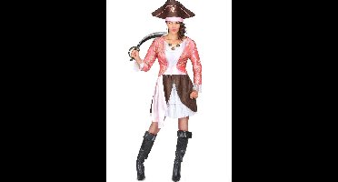 "Roze piratenpak voor vrouwen - Verkleedkleding - Medium"