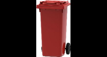 Mini Container - 120 liter Rood - Kliko Afval Container 120liter - Afvalbak 120l