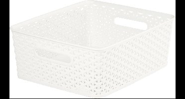 Curver - Nestbaar Style mandje M 296x354x133 Vintage wit