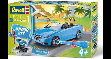 Roadster blauw - Revell Junior kit - 1:20