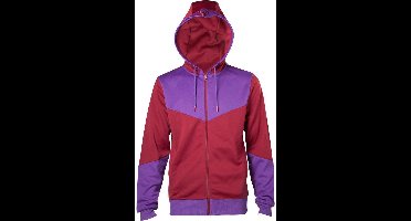 X-Men - Magneto heren unisex hoodie vest met capuchon en rits rood/paars - L