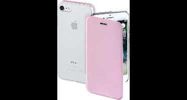 Hama Clear Booklet Case iPhone 7 - Roze