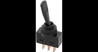 SCHAKELAAR - ON/OFF - 12V 20A - ZWART - 3 polig