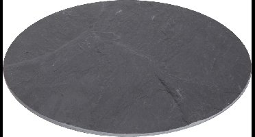 Cosy&Trendy Bord - rond - leisteen - Ø 30 cm