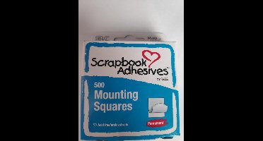 3L mounting Squares Wit Permanent 500 stuks