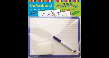Oefenbord met stift en spons