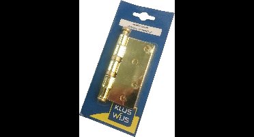 Universeel kogelscharnier 89 x 89 mm vermessingd