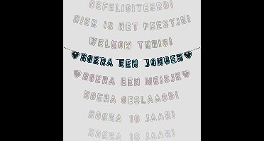 Paperdreams - Neon slinger - Hoera een jongen