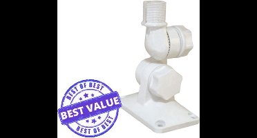 Lalizas 4-weg Antenne Ratelsteun Wit Two Knobs