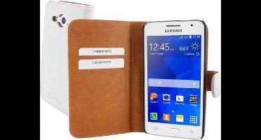 Mobiparts Premium Wallet Case Samsung Galaxy Core 2 White