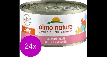 Almo Nature  Natvoer Katten - HFC Jelly - Zalm 24 x 70g