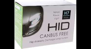 Blanco Canbus HID-Xenon set H7 8000K AC Slim-Ballast