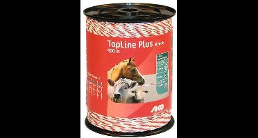 Ako Topline Plus Wit/rood Draad 400mtr