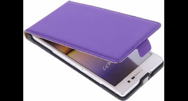 Mobiparts - premium flipcase voor de Huawei Ascend P7 - paars