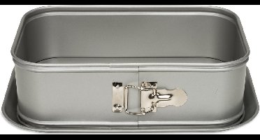 Patisse Springvorm met Hoge Rand - Rechthoekig - 28x18 cm - Hoge Taartvorm