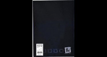 Verhaak Schrift - Ruit 10mm - A4 Formaat - Harde Kaft - SOHO - Zwart