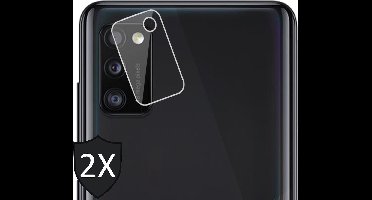 Camera Screenprotector geschikt voor Samsung Galaxy A41 - 2x Glas Screen Protector