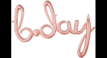 Partydeco - Folie Script b-day
