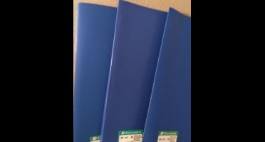 set van 2 exacompta donker blauw 80 vues 40 pockets