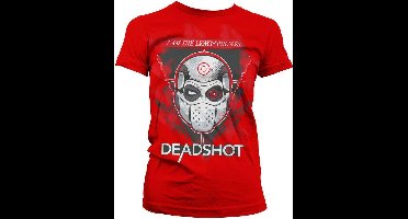 DC Comics Suicide Squad Dames Tshirt -L- Deadshot Rood