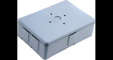 Pipelife lasdoos met deksel flexbox universeel 16/19 mm grijs 01.475.98