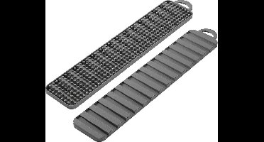 Metaltex Afdruipmat Gravity Slim 2-zijdig 40 X 8 Cm Grijs