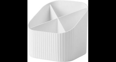 HAN pennenkoker - Re-X-LOOP - 4-vaks - wit - 100% gerecycled materiaal - HA-17238-912