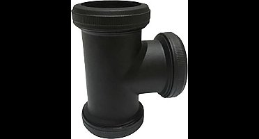 Riko Mat Zwart Koppel-Teestuk 32Mm Tbv Vloerbuis