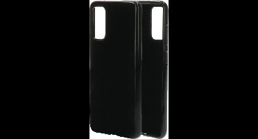 Mobiparts hoesje geschikt voor Samsung Galaxy S20 - Zacht TPU - Schokabsorberend TPU - Grip Coating - Zwart