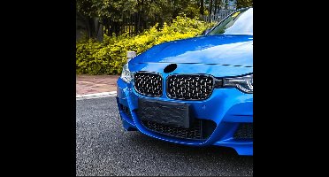 Sport Grill Diamond Nieren Passend Voor Bmw F30 F31 3 Serie Glans Zwart Chrome M3 Look G20 Look Exclusieve look 316i 320i 328i 330i 335i 340i 320D 330D 335D Touring LCI