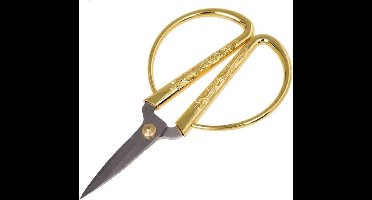 Bonsai Schaar Gesneden Gold Tone Dragon Metalen Handvat