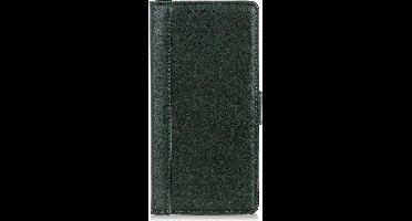 Shop4 - Xiaomi Mi Note 10 Lite Hoesje - Wallet Case Grain Groen