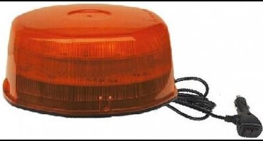 Dak zwaailicht ORANJE - 48 LED - R10 / R65 - E keurmerk - magnetische bevestiging