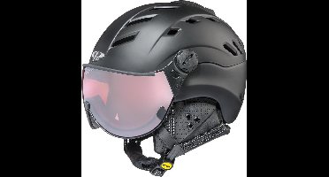 CP Camurai - Skihelm met Vizier - zwart - 60-62/XL - Meekleurend & Polariserend Vizier - Cat. 1-2 (//)