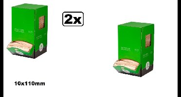 2000x Roerstaafjes hout 10mmx110mm - koffie thee duurzaam hout roer staafje