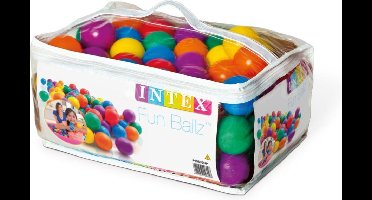 100 Intex ballen - Ballenbak ballen - ø 6,5 cm - Incl. Draagtas
